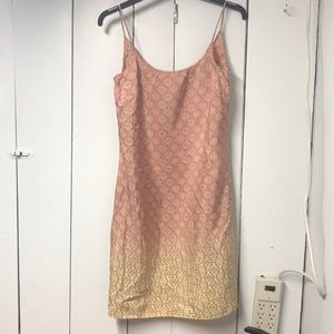 Vintage JCrew Silk Ombré Slip Dress